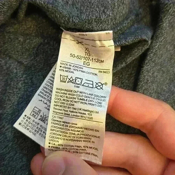 Blue V-neck Tee - Picture 5 of 5